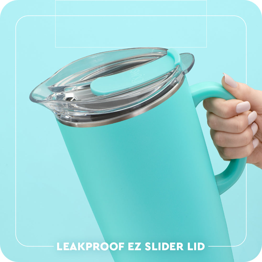Shimmer Aquamarine Party Pitcher 64oz