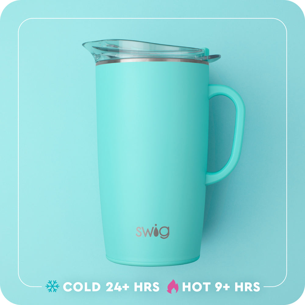 Shimmer Aquamarine Party Pitcher 64oz