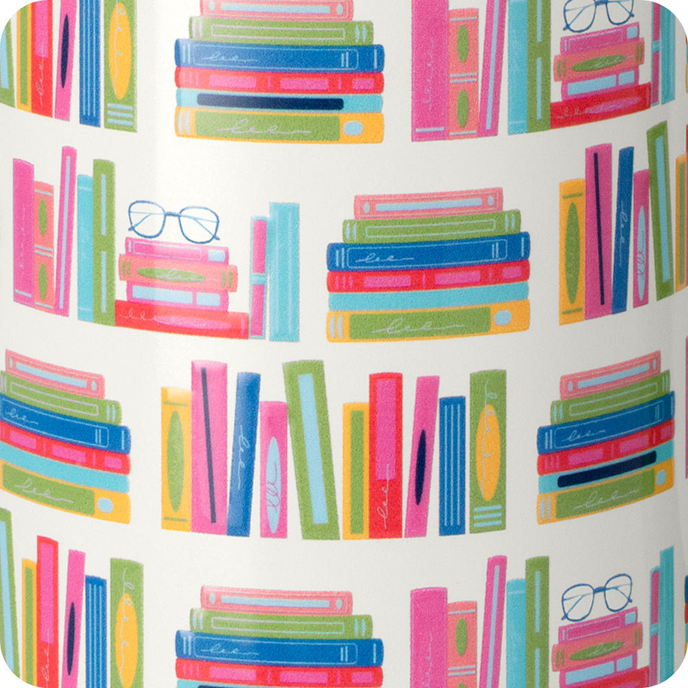 Swig Life Book Club print pattern close-up detail