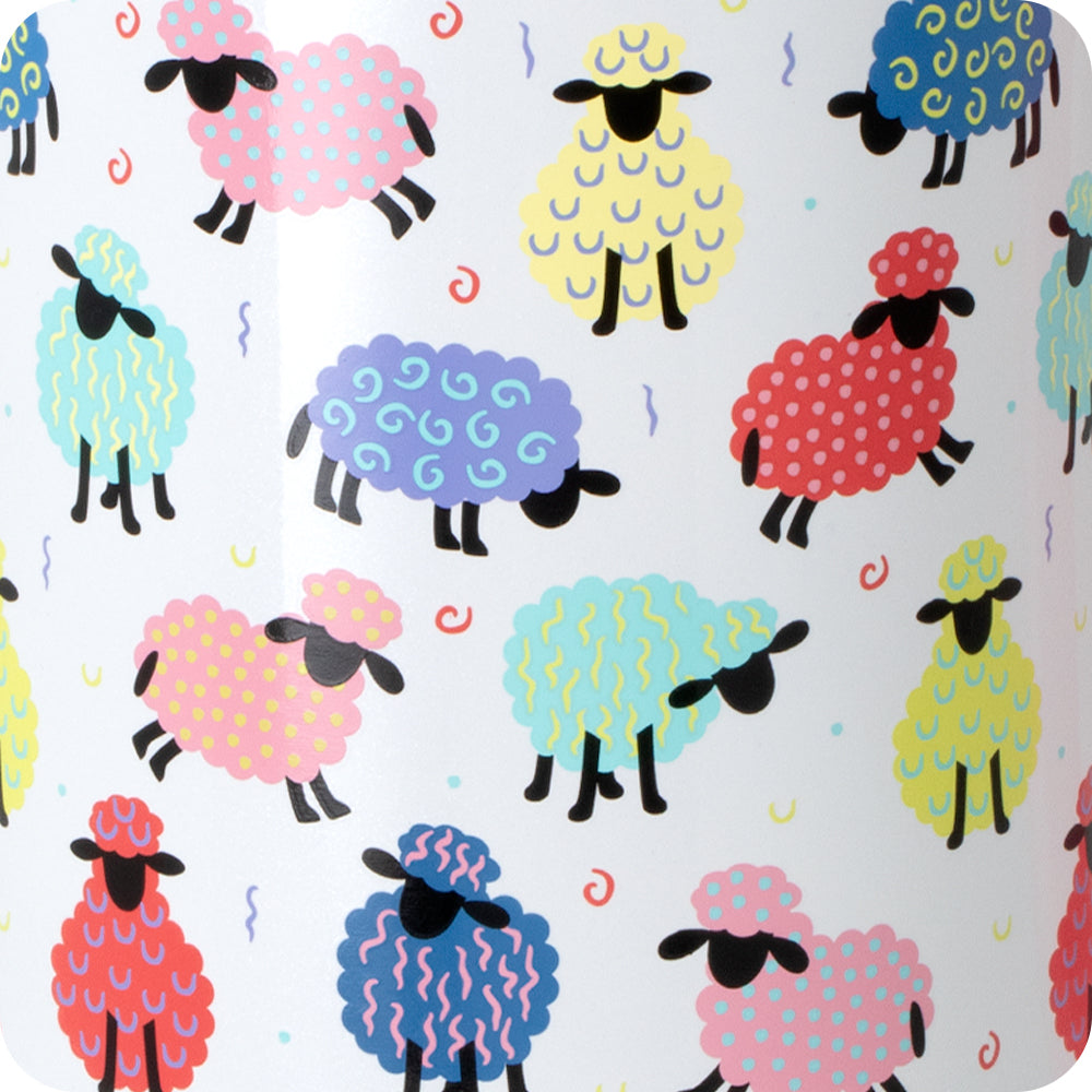 Swig Life Counting Sheep print pattern close-up detail