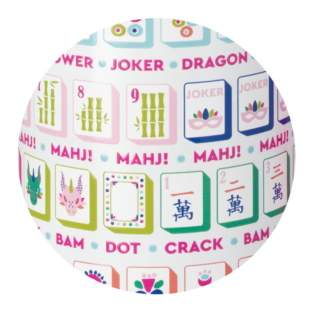 Mahjong Stemless Wine 12oz