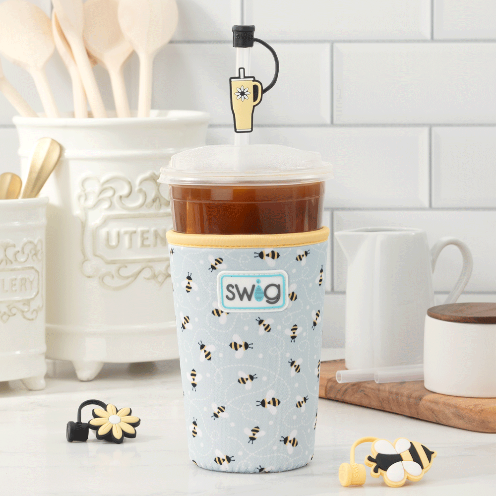 Busy Bee Medium Iced Cup Coolie