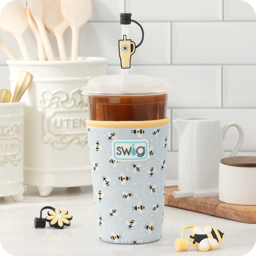Busy Bee Medium Iced Cup Coolie