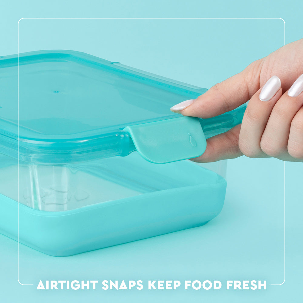 Pink 3pc Glass Food Storage Large Set