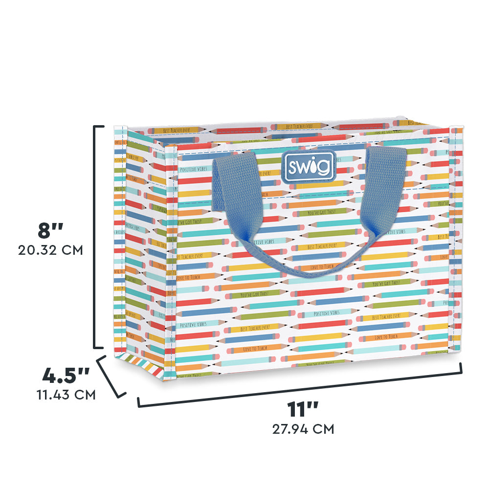 Teacher Life Small Reusable Gift Bag