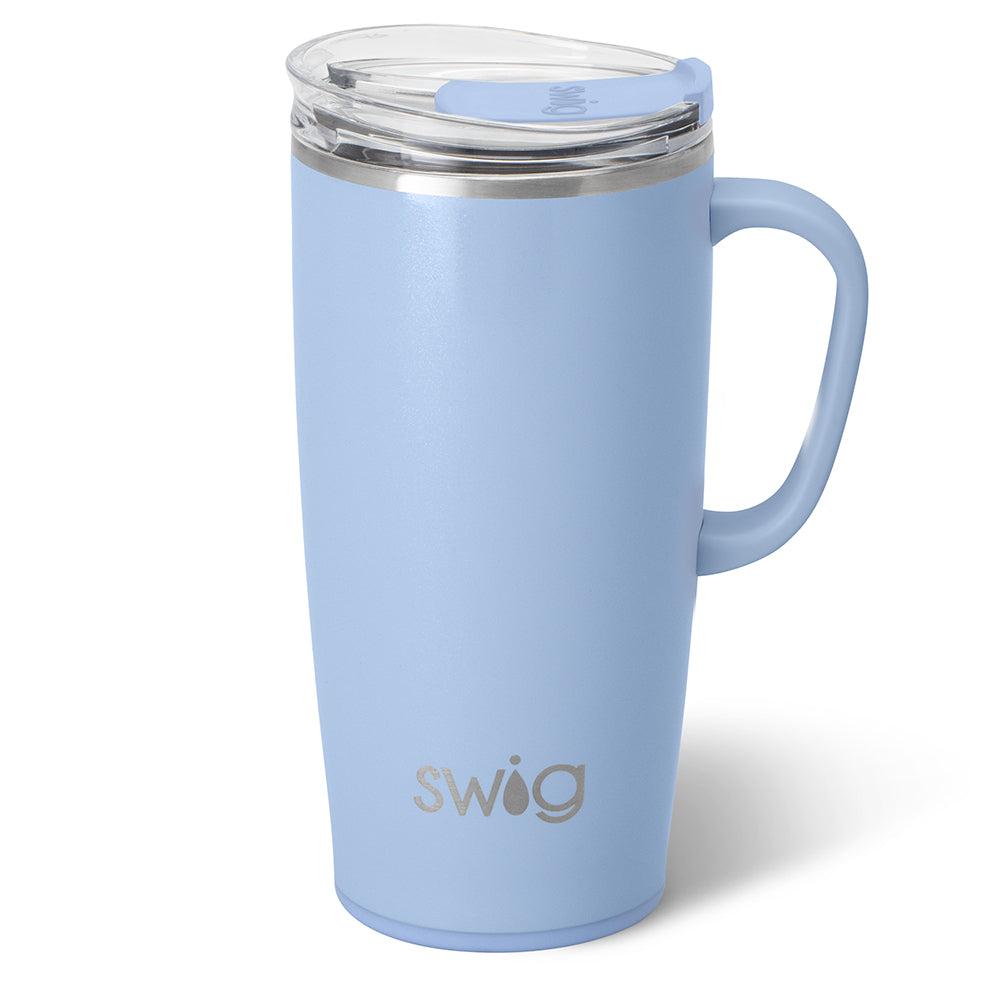 Shimmer Periwinkle Travel Mug 22oz