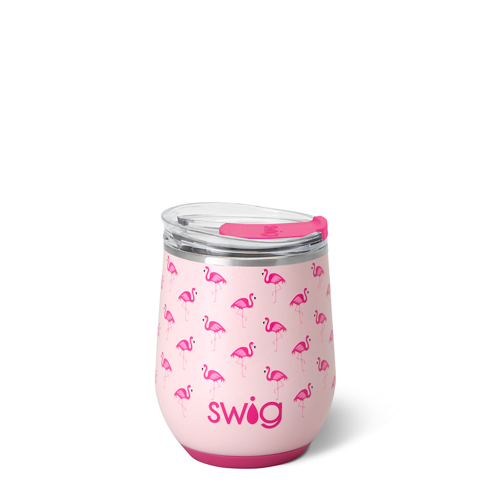 Flamingos Stemless Wine 12oz