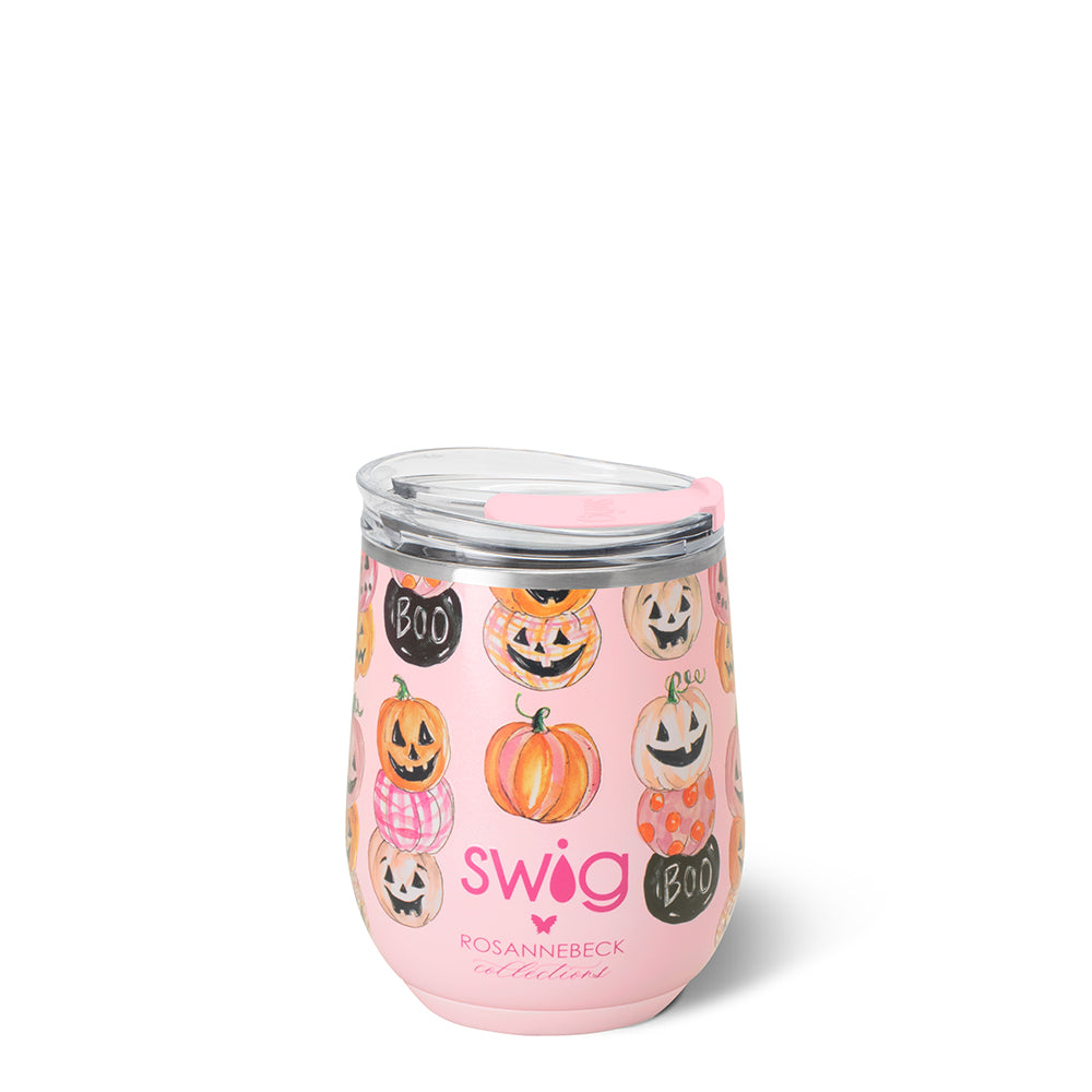 Pumpkin Stacks Stemless Wine 12oz
