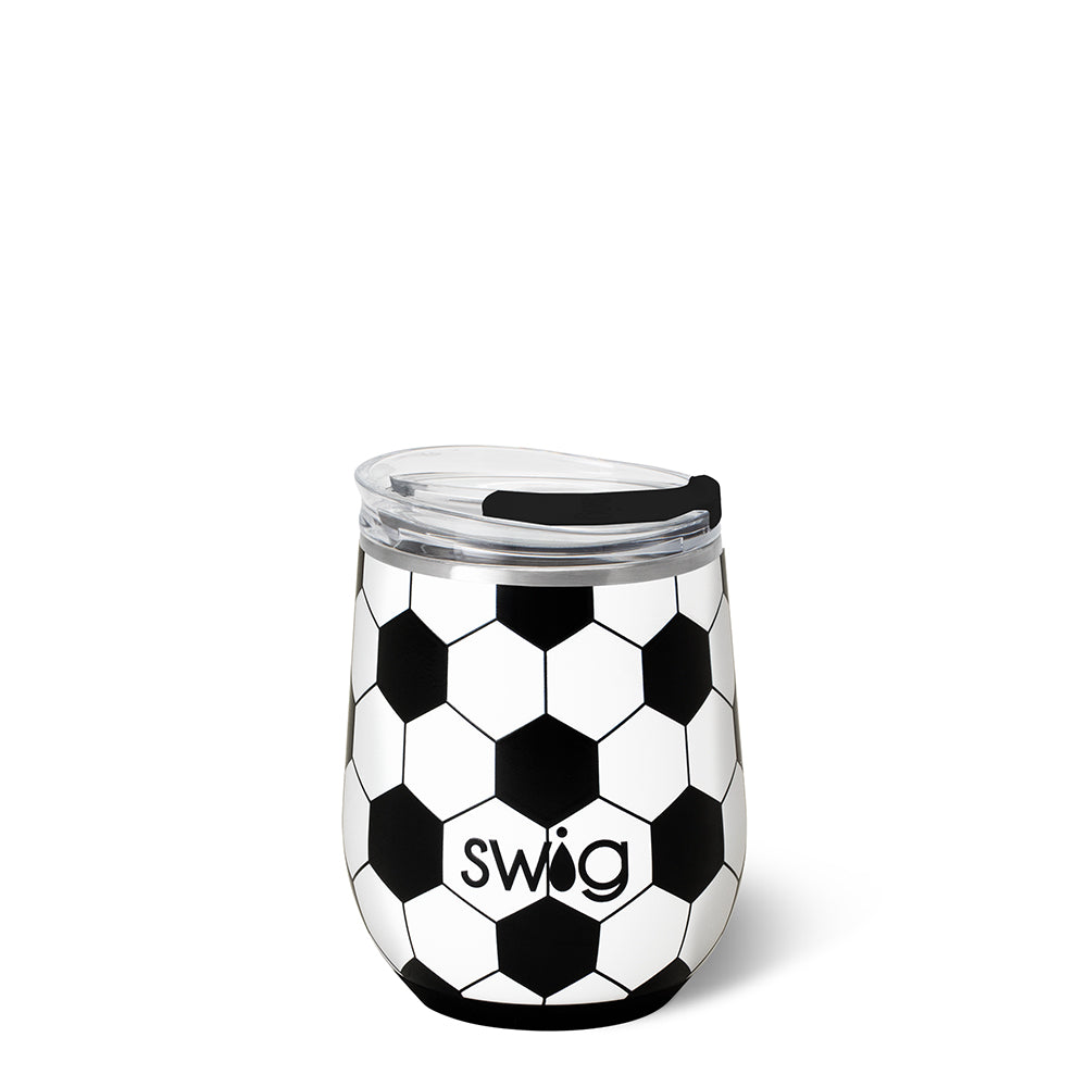 Soccer Stemless Wine Cup 12oz