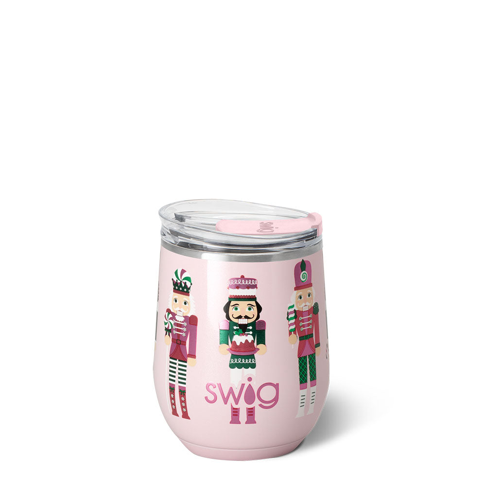 Sugar Plum Soldiers Stemless Wine 12oz