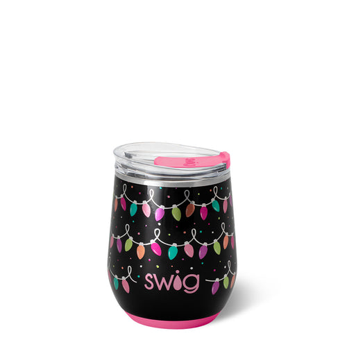 Tacky Lights Stemless Wine 12oz