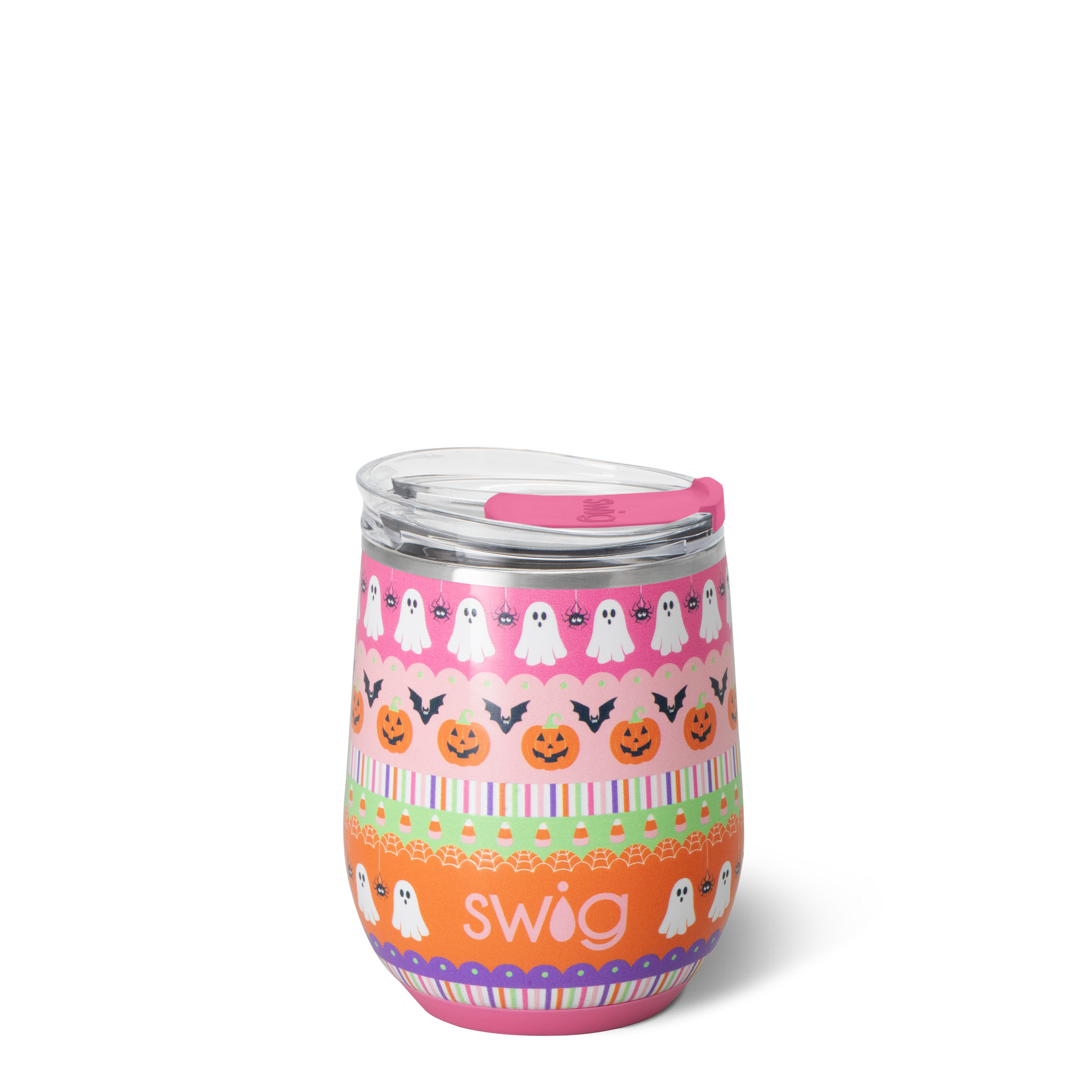 Trick Or Treat Stemless Wine 12oz