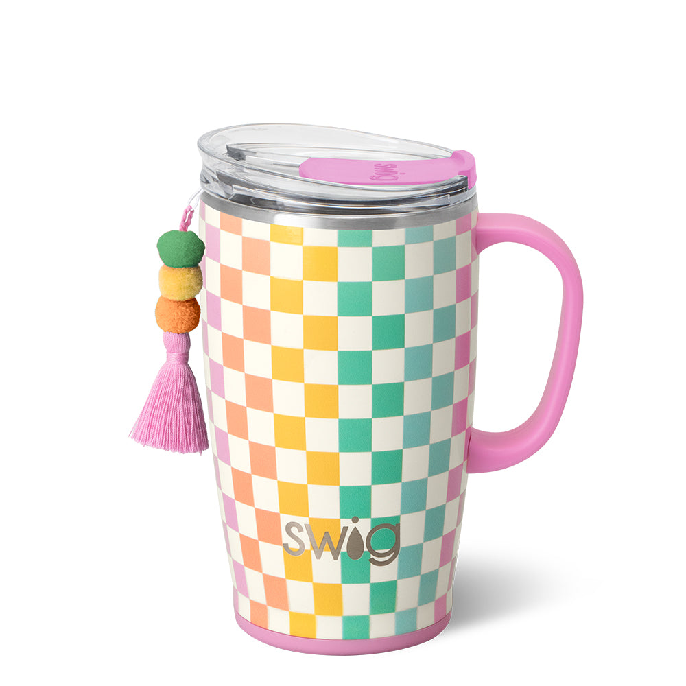 Swig Life 18oz Check Mate Insulated Travel Mug with Handle