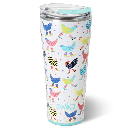 Swig Life 32oz Funky Chicken Insulated Tumbler
