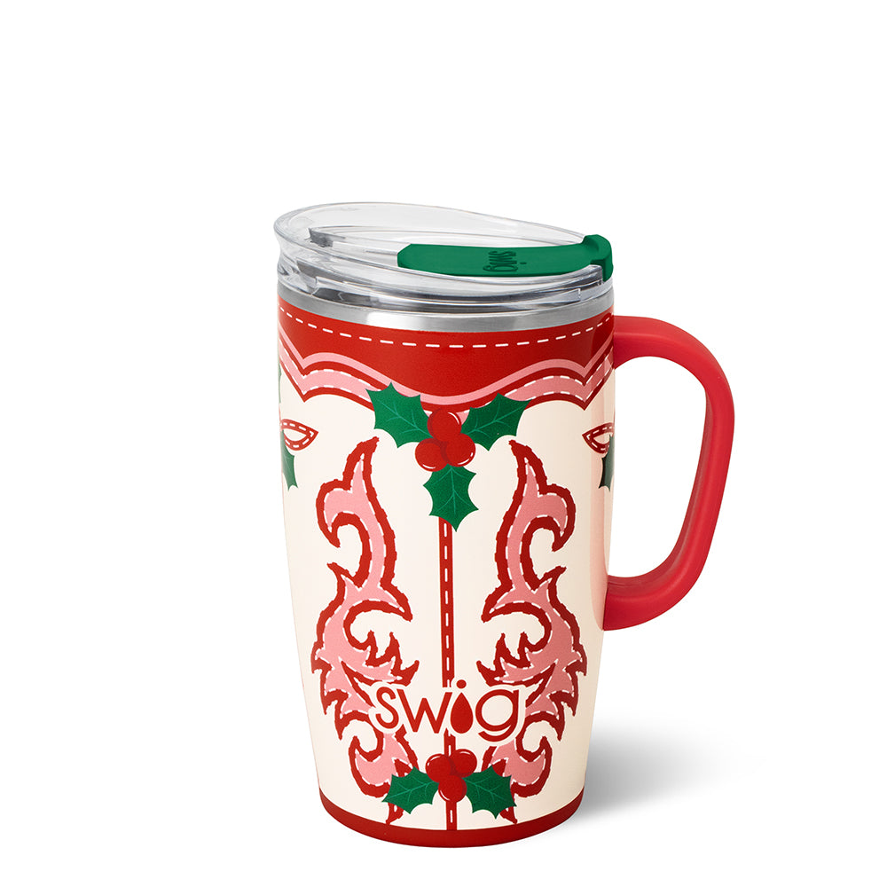 Howdy Holly Travel Mug 18oz