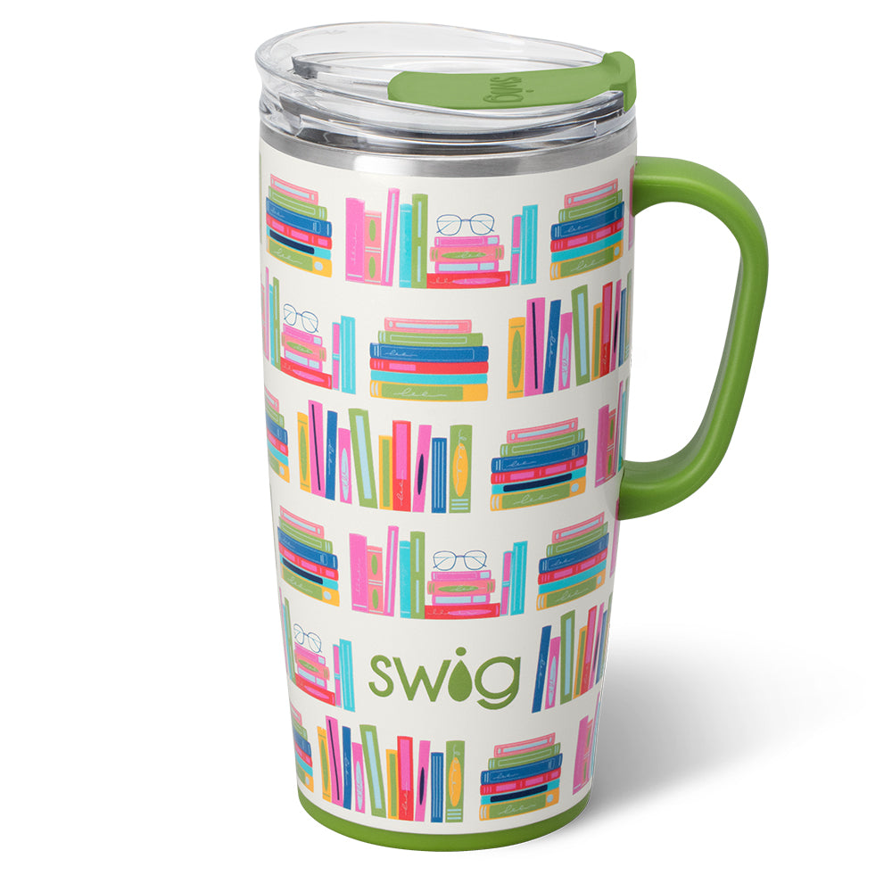 Swig Life 22oz Book Club Insulated Travel Mug with Handle