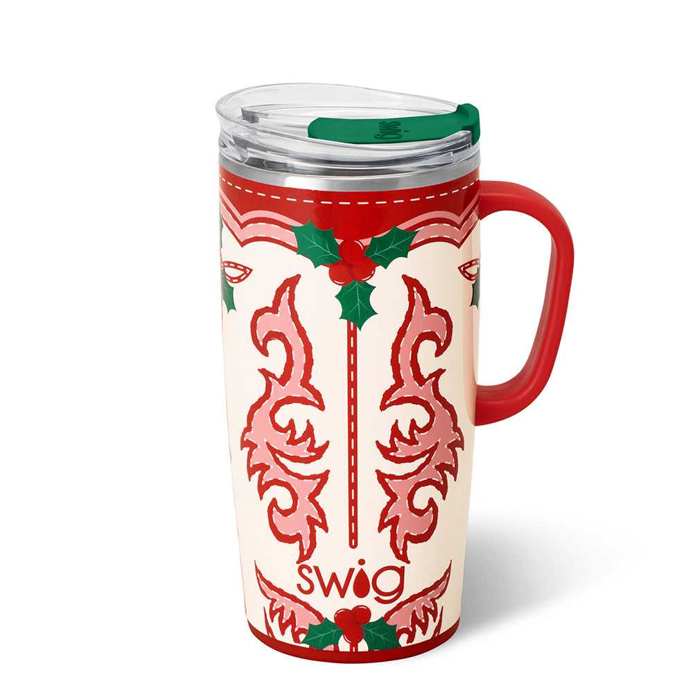 Howdy Holly Travel Mug 22oz