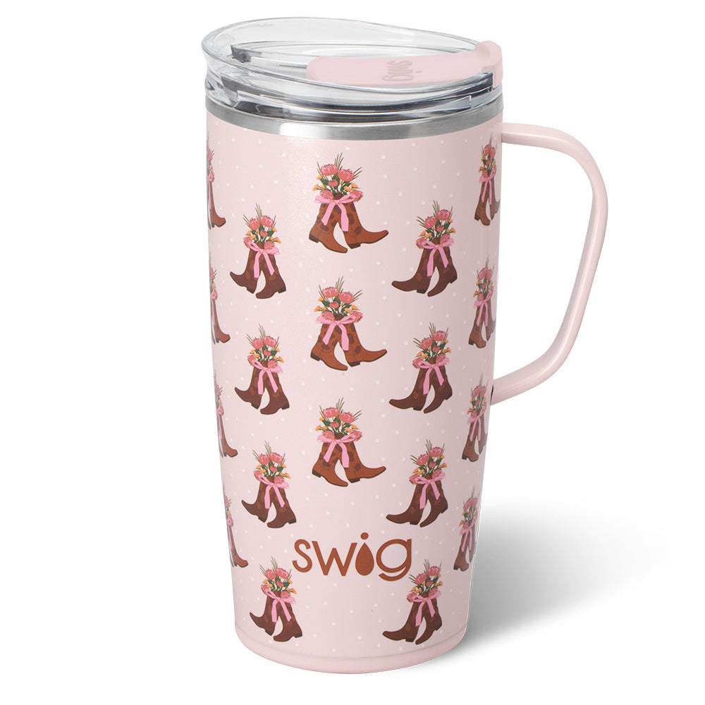 Swig Life 22oz Cowgirl Coquette Insulated Travel Mug with Handle