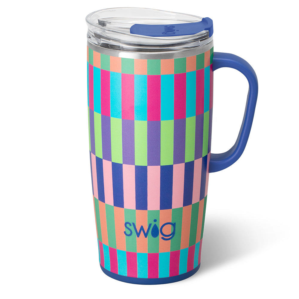 Brite Stripe Travel Mug 22oz