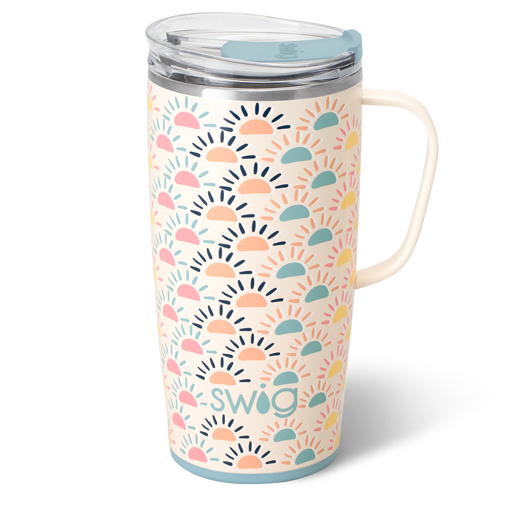 Swig Life 22oz Sun Chaser Insulated Travel Mug with Handle