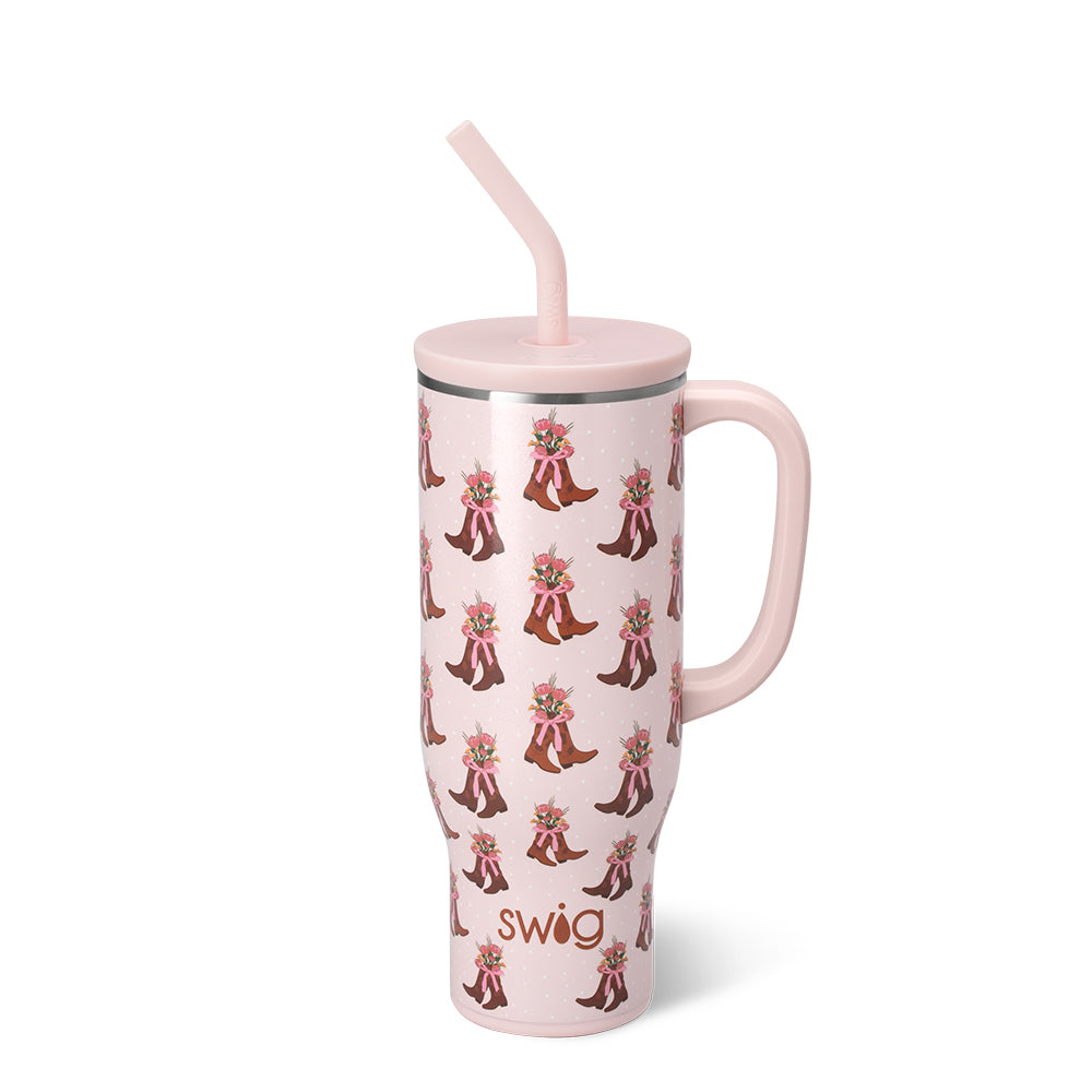 Swig Life 30oz Cowgirl Coquette Insulated Mega Mug with Handle