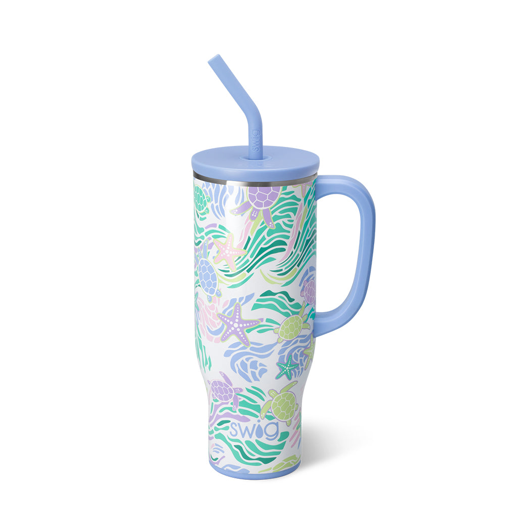 Sea Swirl Mega Mug 30oz