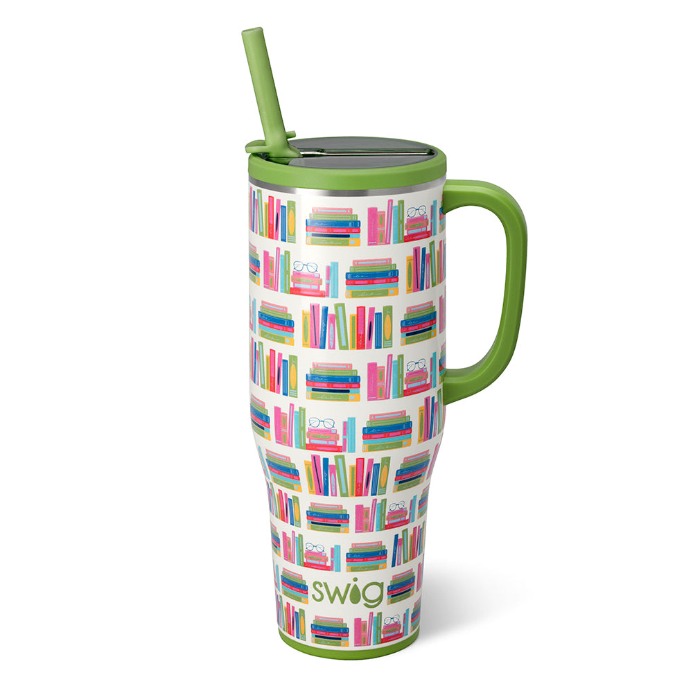 Swig Life 40oz Book Club Insulated Mega Mug with Handle