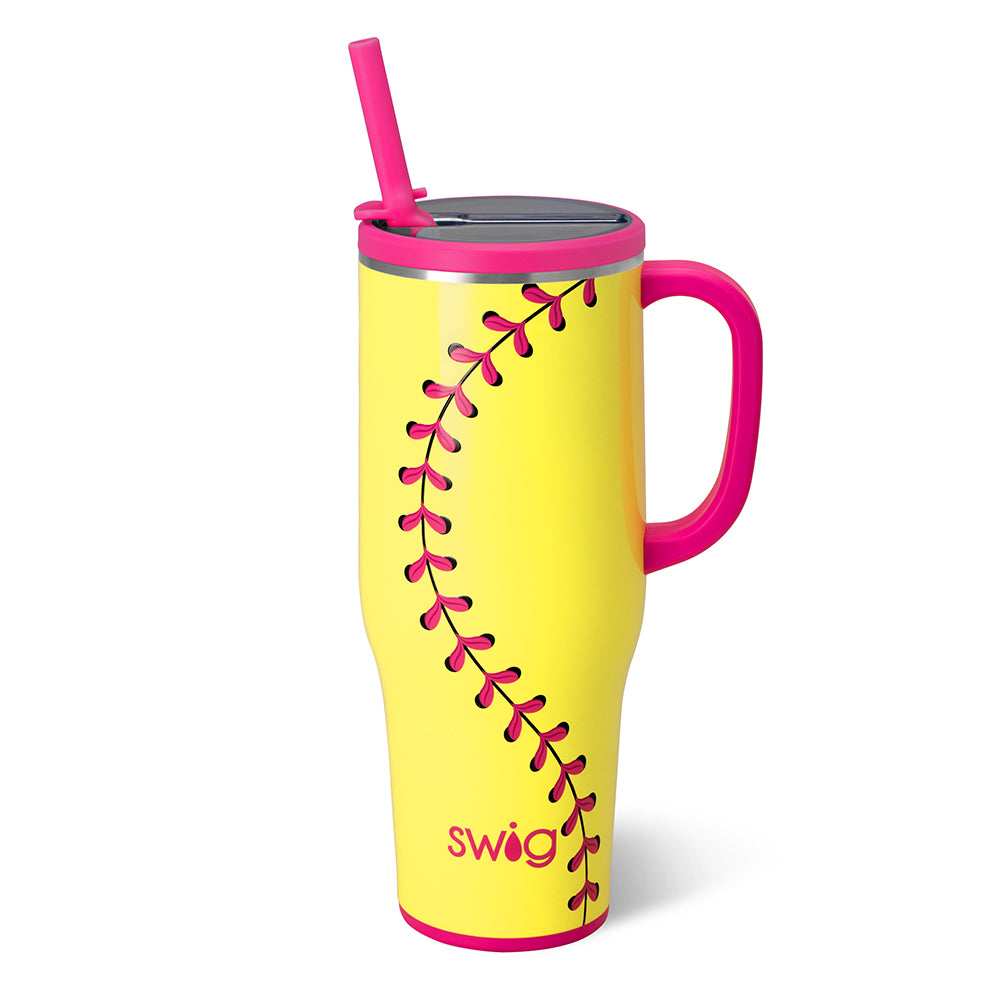 Softball Mega Mug 40oz