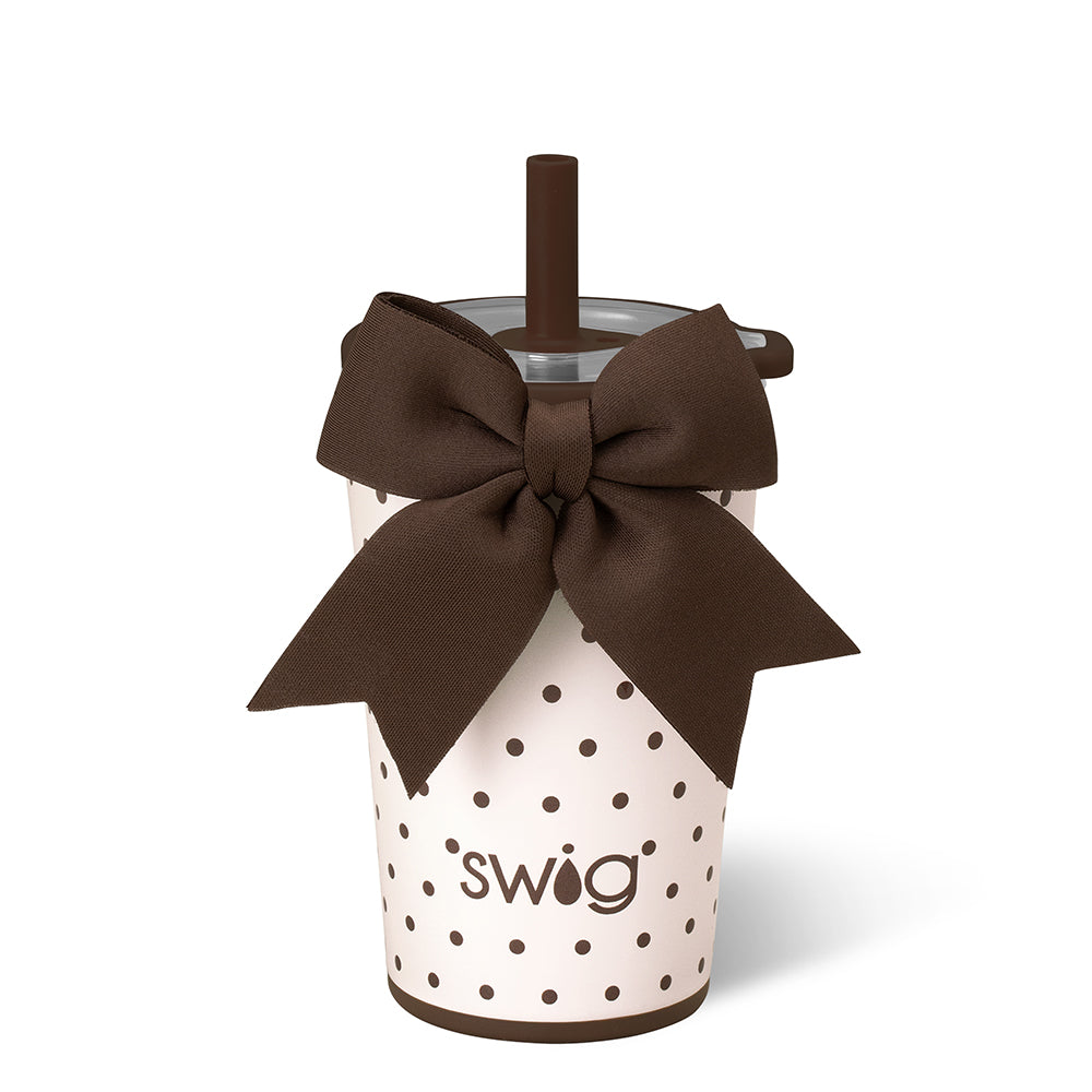 Mocha Dots Party Cup Sipper 14oz