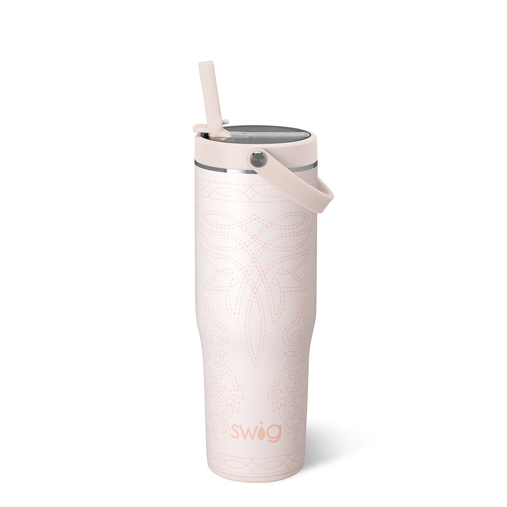 Saddle Stitch Cream To-Go Tumbler 30oz