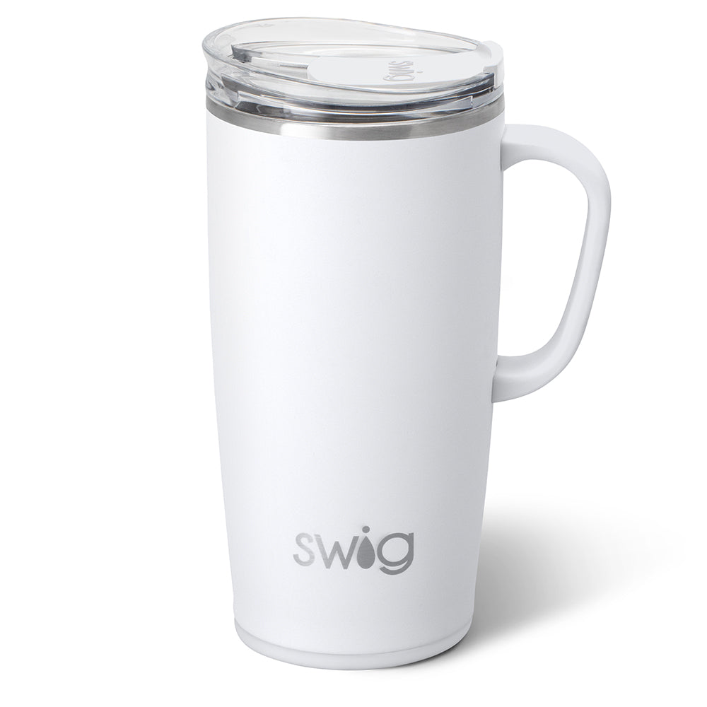 White Travel Mug 22oz