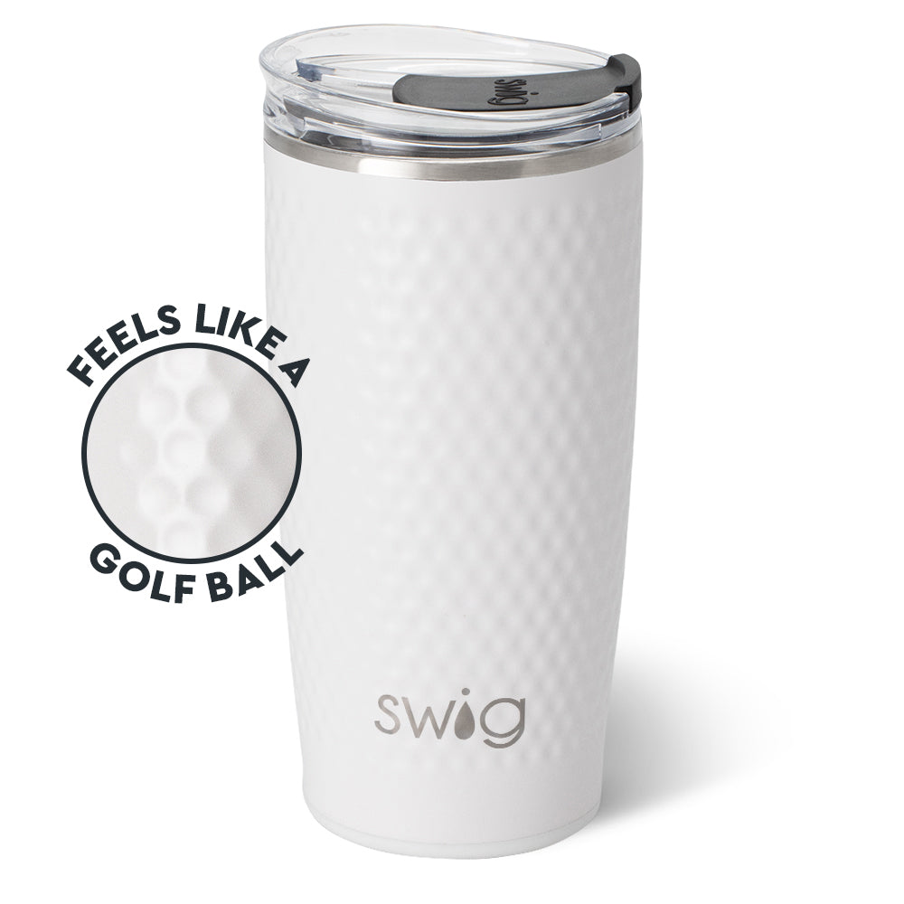 White Golf Ball Tumbler 22oz