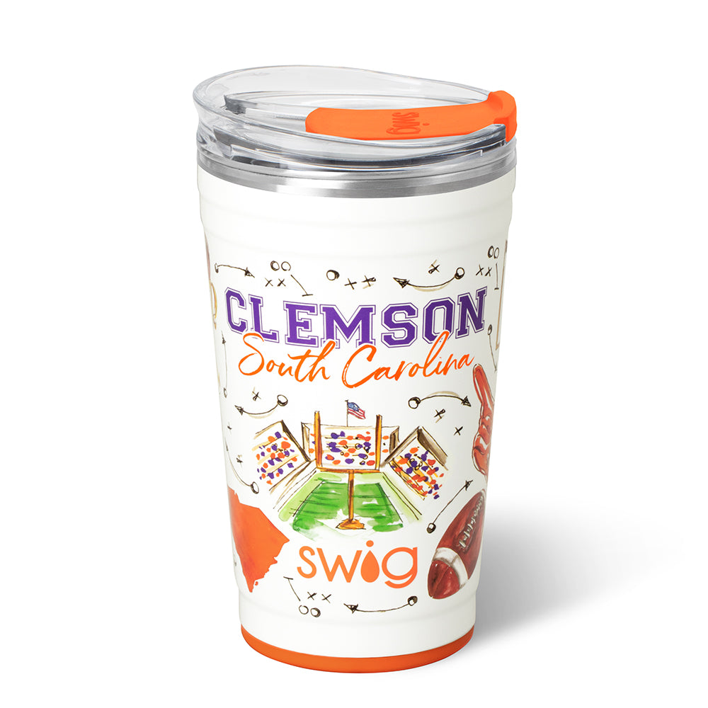 Tailgates in Clemson Party Cup 24oz