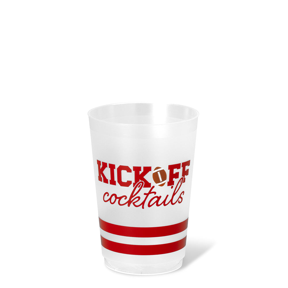 Kickoff Cocktails Crimson Frost Flex Cup 20oz (Set of 8)