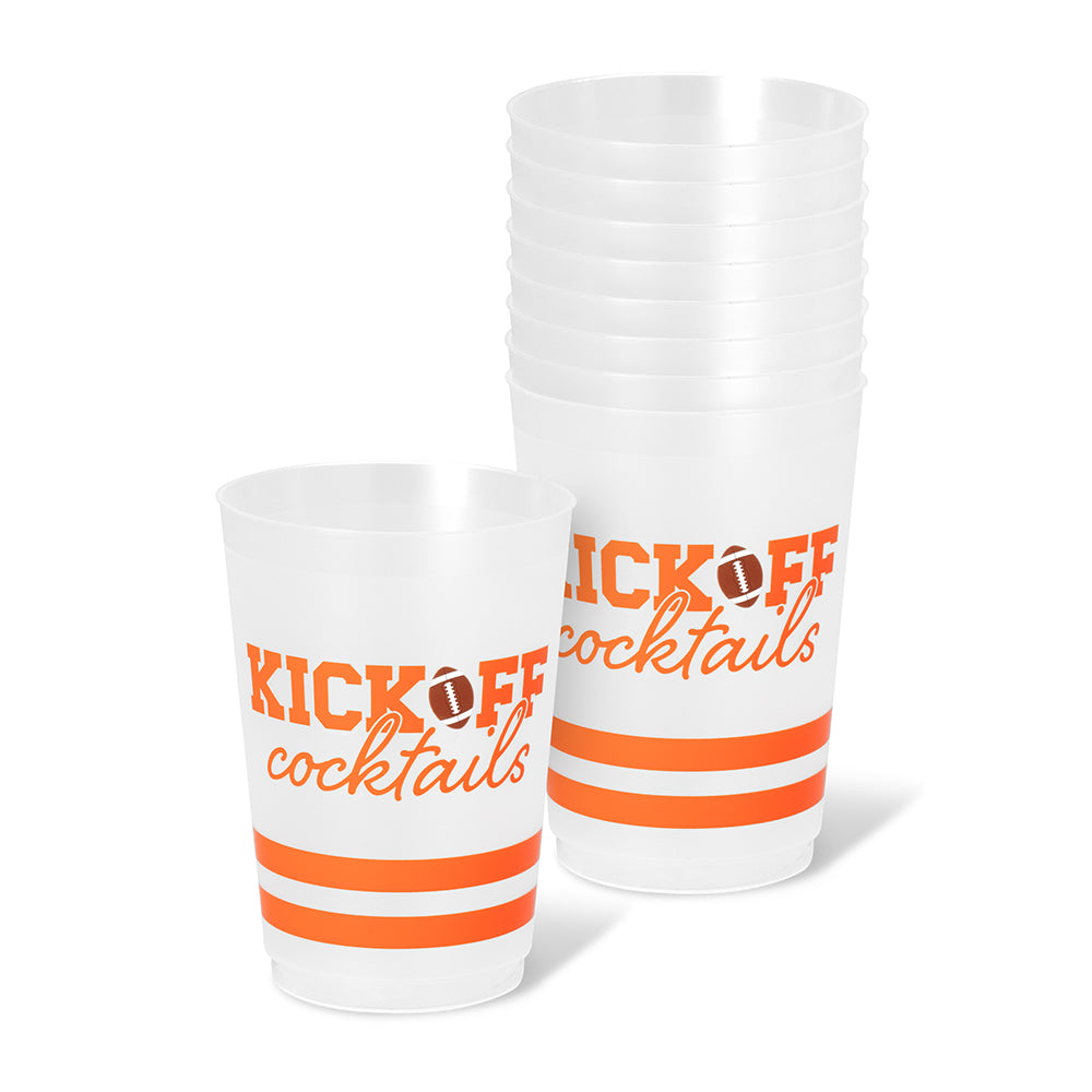 Kickoff Cocktails Orange Frost Flex Cup 20oz (Set of 8)