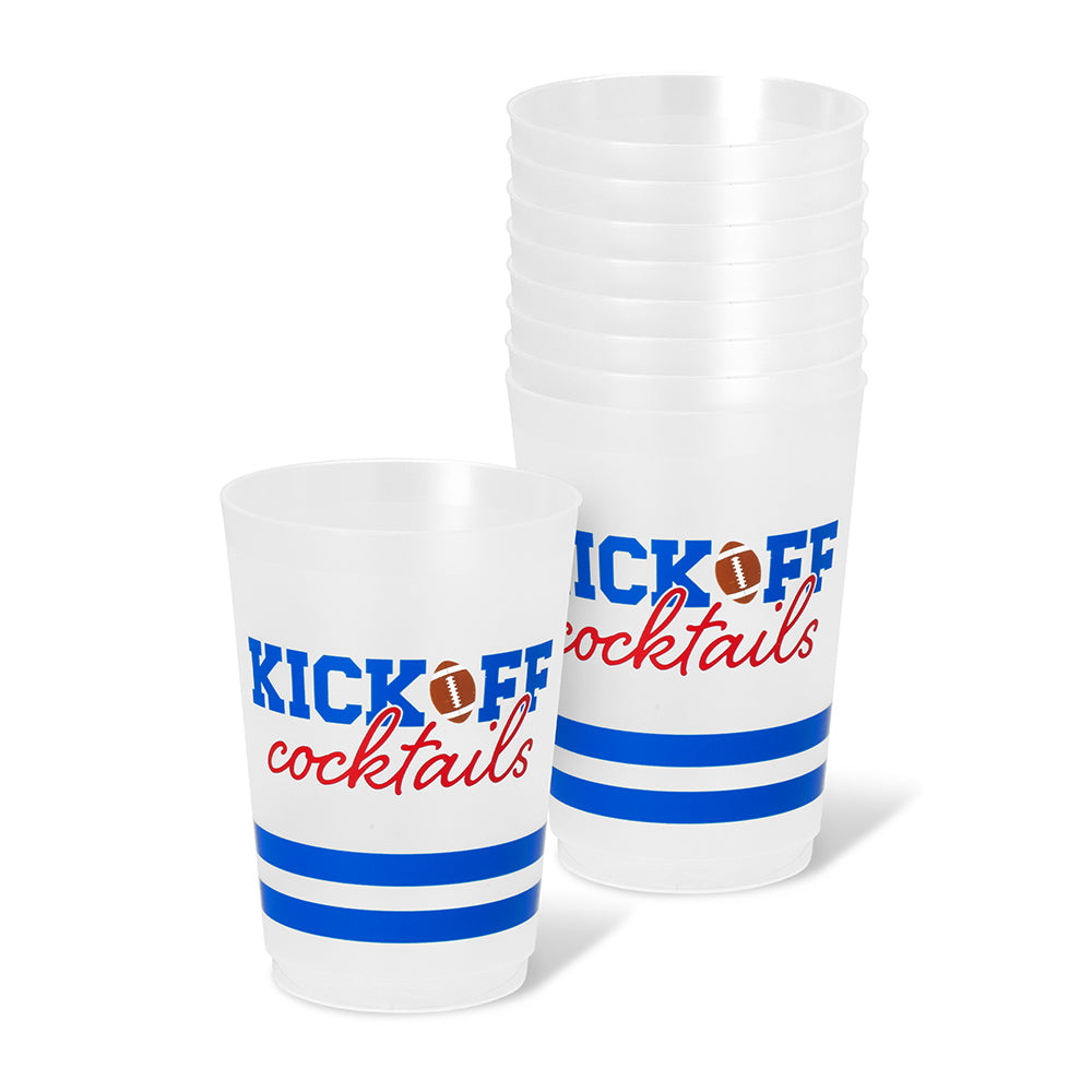 Kickoff Cocktails Royal + Red Frost Flex Cup 20oz (Set of 8)
