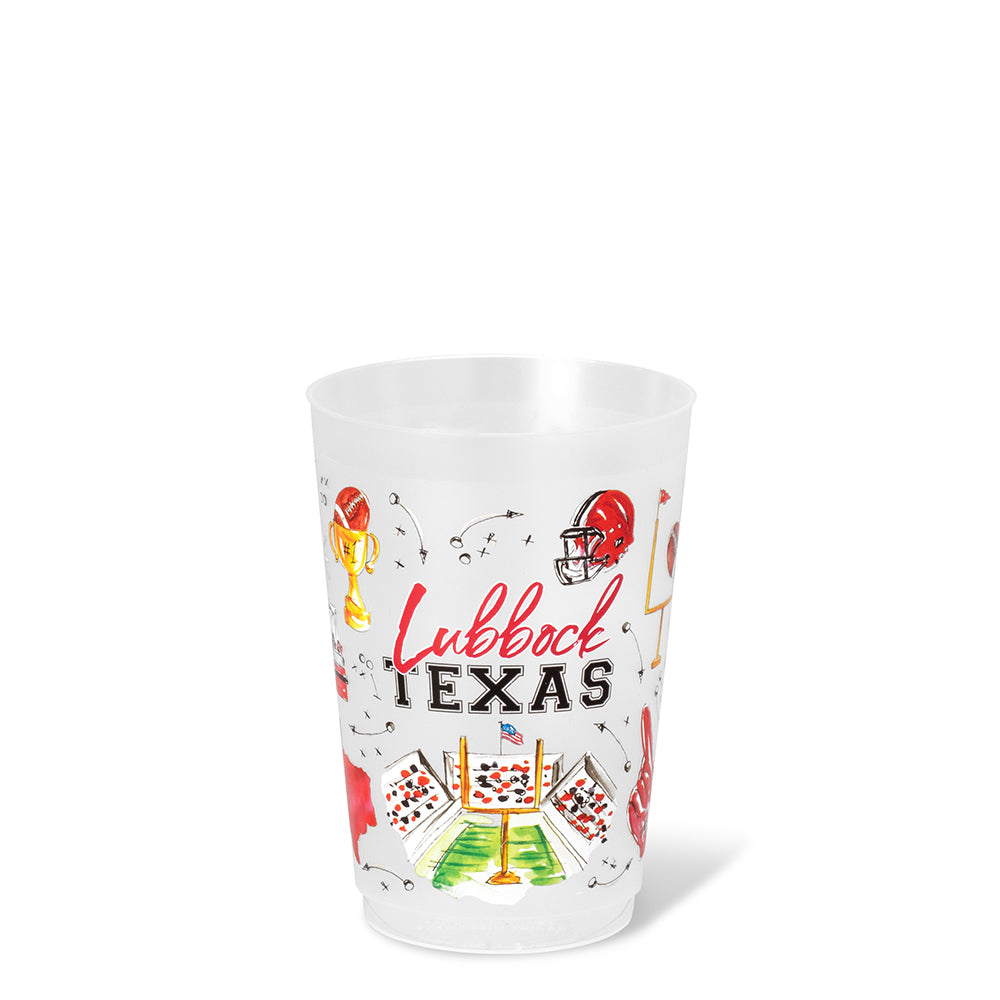 Tailgates in Lubbock Frost Flex Cup 20oz (Set of 8)