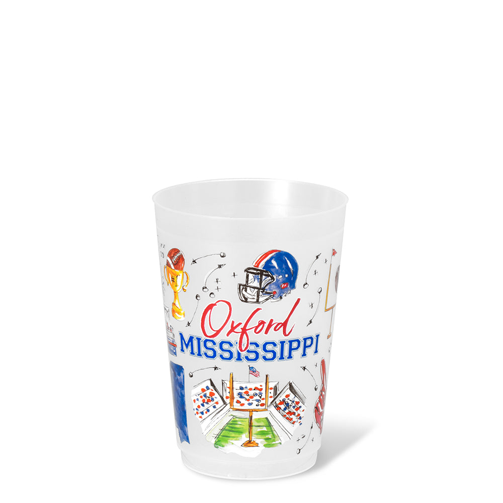 Tailgates in Oxford Frost Flex Cup 20oz (Set of 8)