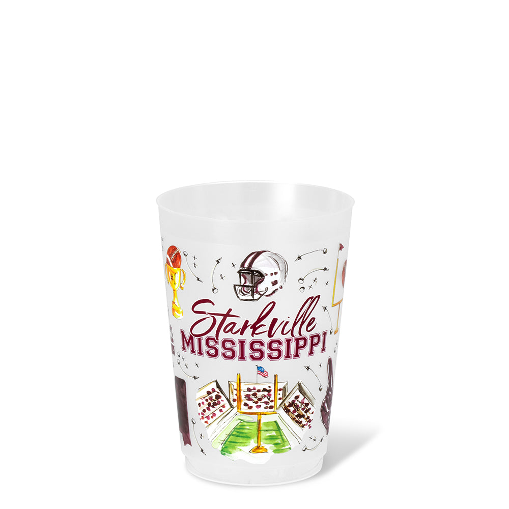Tailgates in Starkville Frost Flex Cup 20oz (Set of 8)