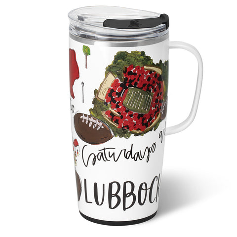 We've Got Spirit Black + Red Travel Mug 22oz