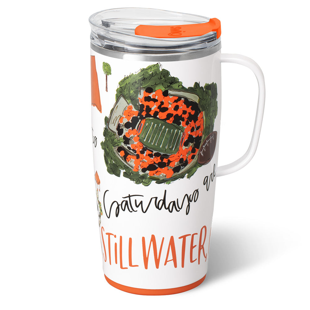 Saturdays in Stillwater Travel Mug 22oz