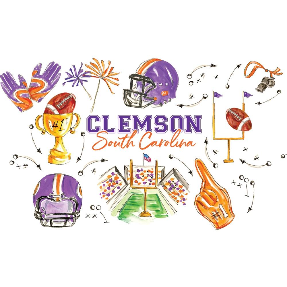 Tailgates in Clemson Medium Iced Cup Coolie