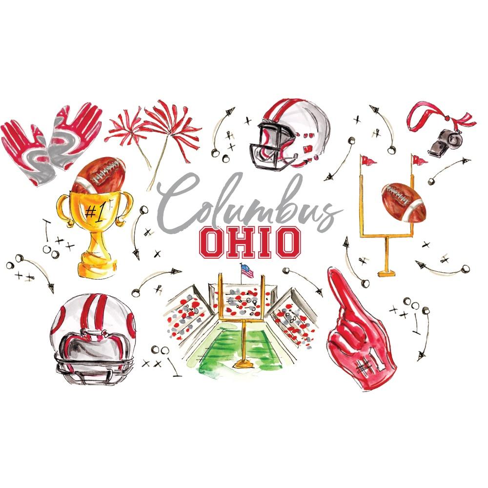 Tailgates in Columbus Stemless Wine 12oz