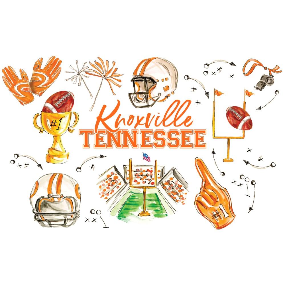 Tailgates in Knoxville Frost Flex Cup 20oz (Set of 8)