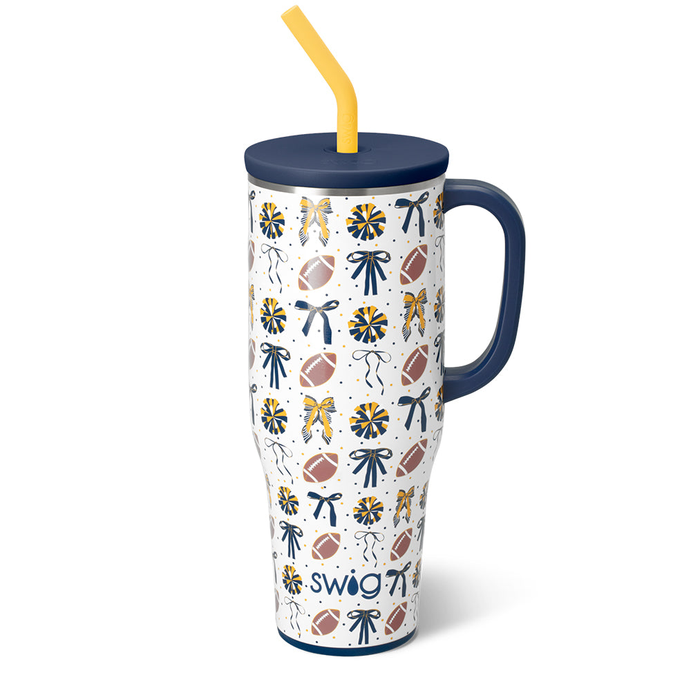 We've Got Spirit Navy + Yellow Mega Mug 40oz