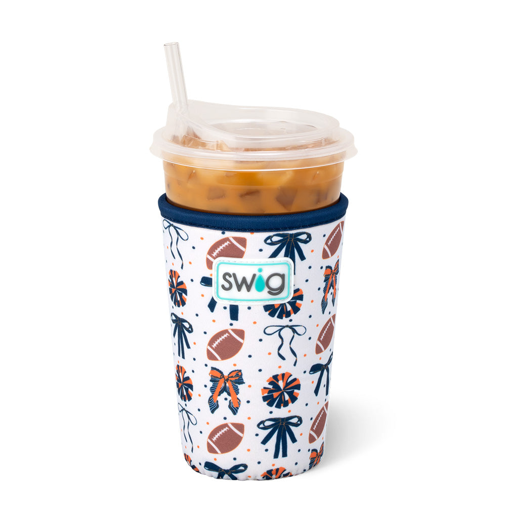 We've Got Spirit Navy + Orange Medium Iced Cup Coolie