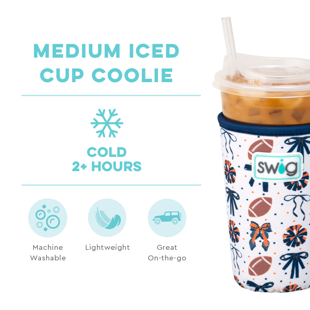 We've Got Spirit Navy + Orange Medium Iced Cup Coolie