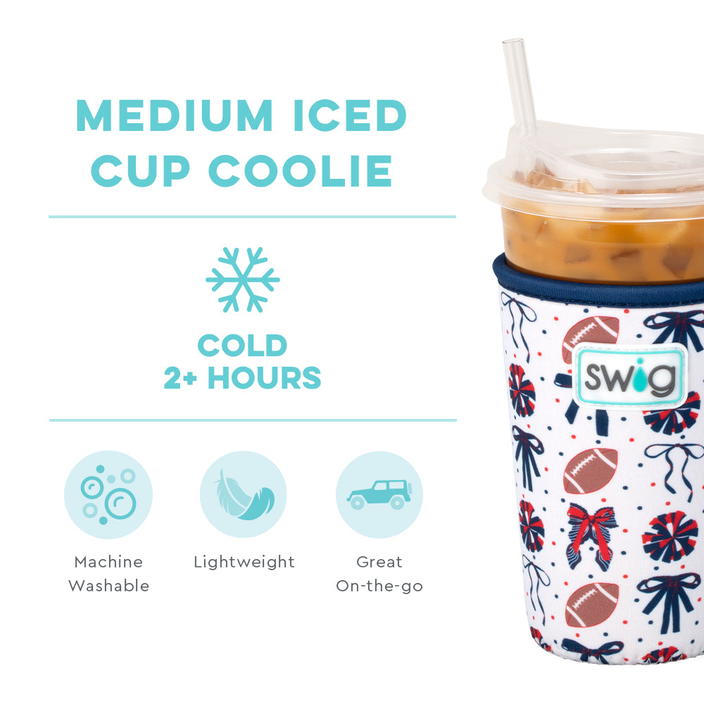 We've Got Spirit Navy + Red Medium Iced Cup Coolie