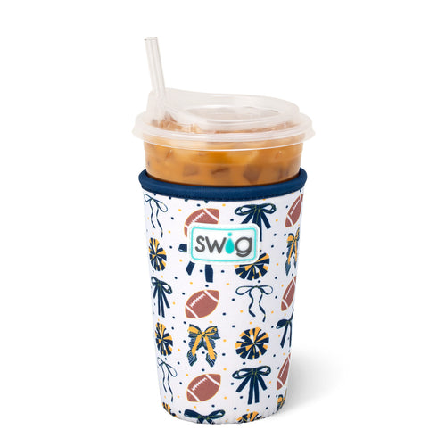 We've Got Spirit Navy + Yellow Medium Iced Cup Coolie