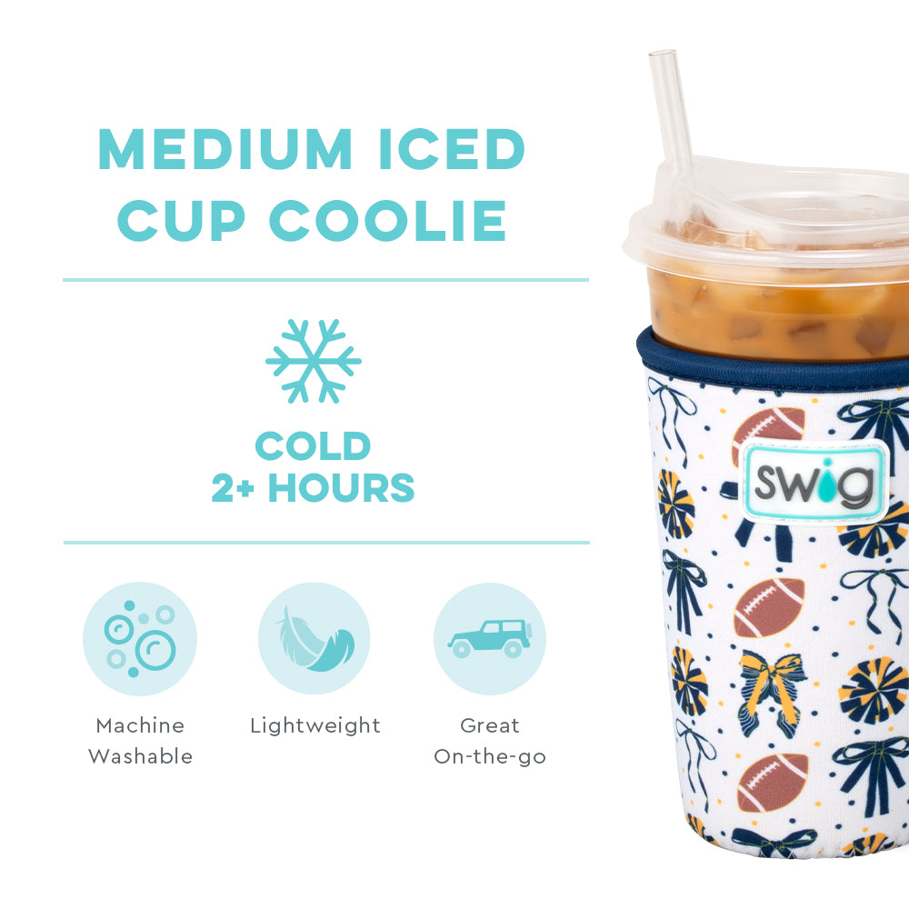 We've Got Spirit Navy + Yellow Medium Iced Cup Coolie